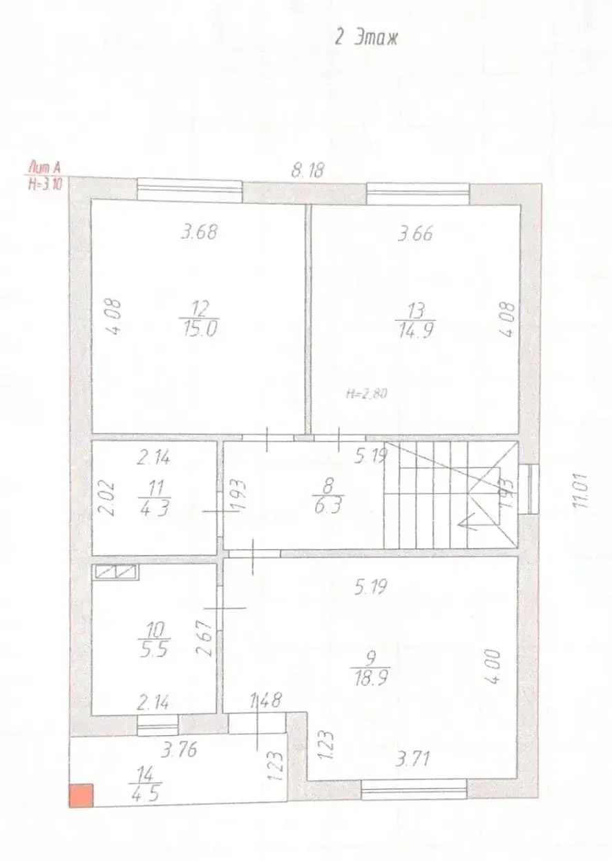 2-этажный дом, 164,7 м² на 6,8 сот. в Крымске