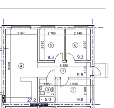 1-этажный таунхаус, 70,1 м² на 2 сот. в Крымске
