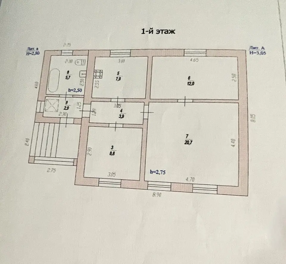 1-этажный дом, 79,1 м² на 4,3 сот. в Крымске