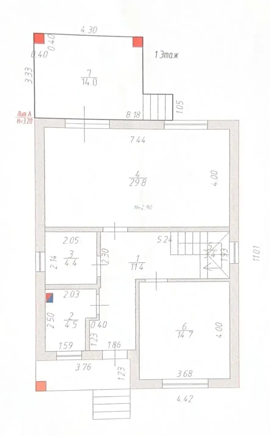 2-этажный дом, 164,7 м² на 6,8 сот. в Крымске