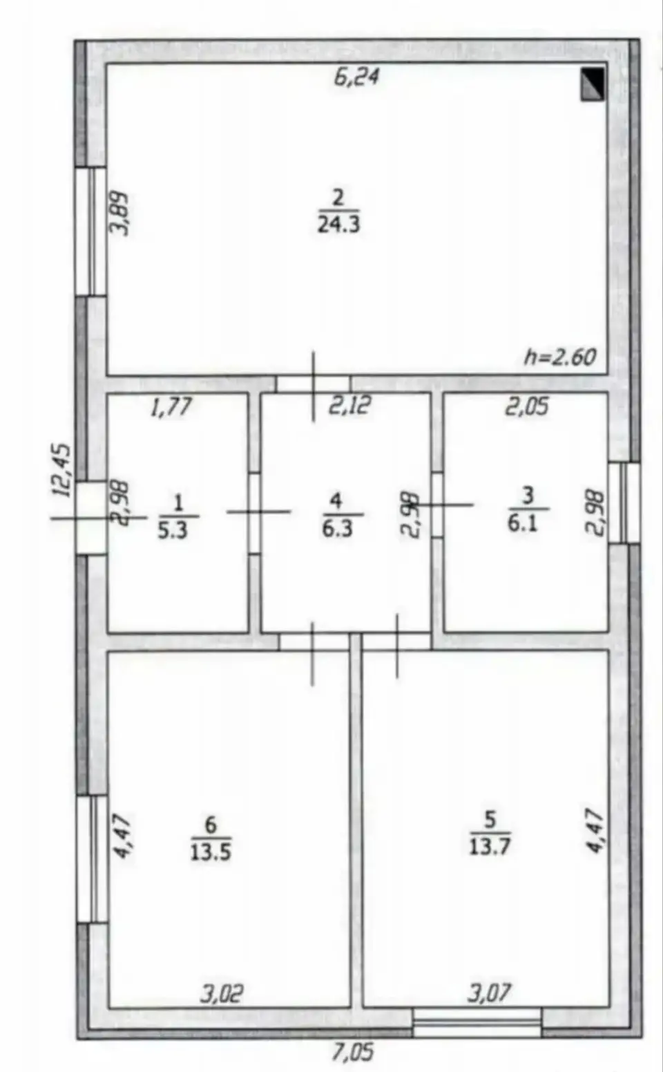 1-этажный дом, 72,3 м² на 9 сот. в Крымске