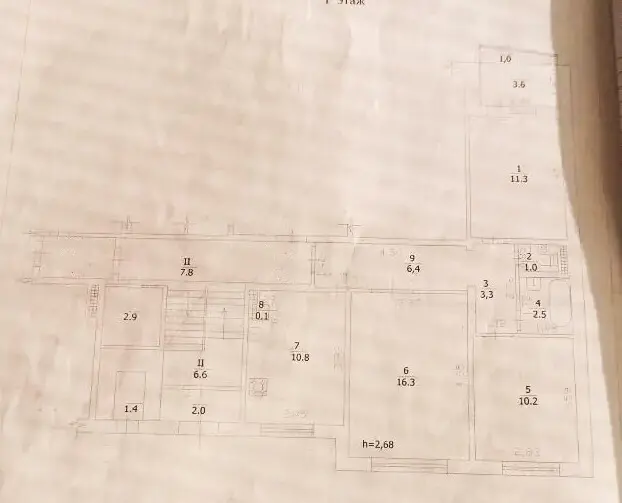 3-комн. квартира, 61,9 м² в Крымске