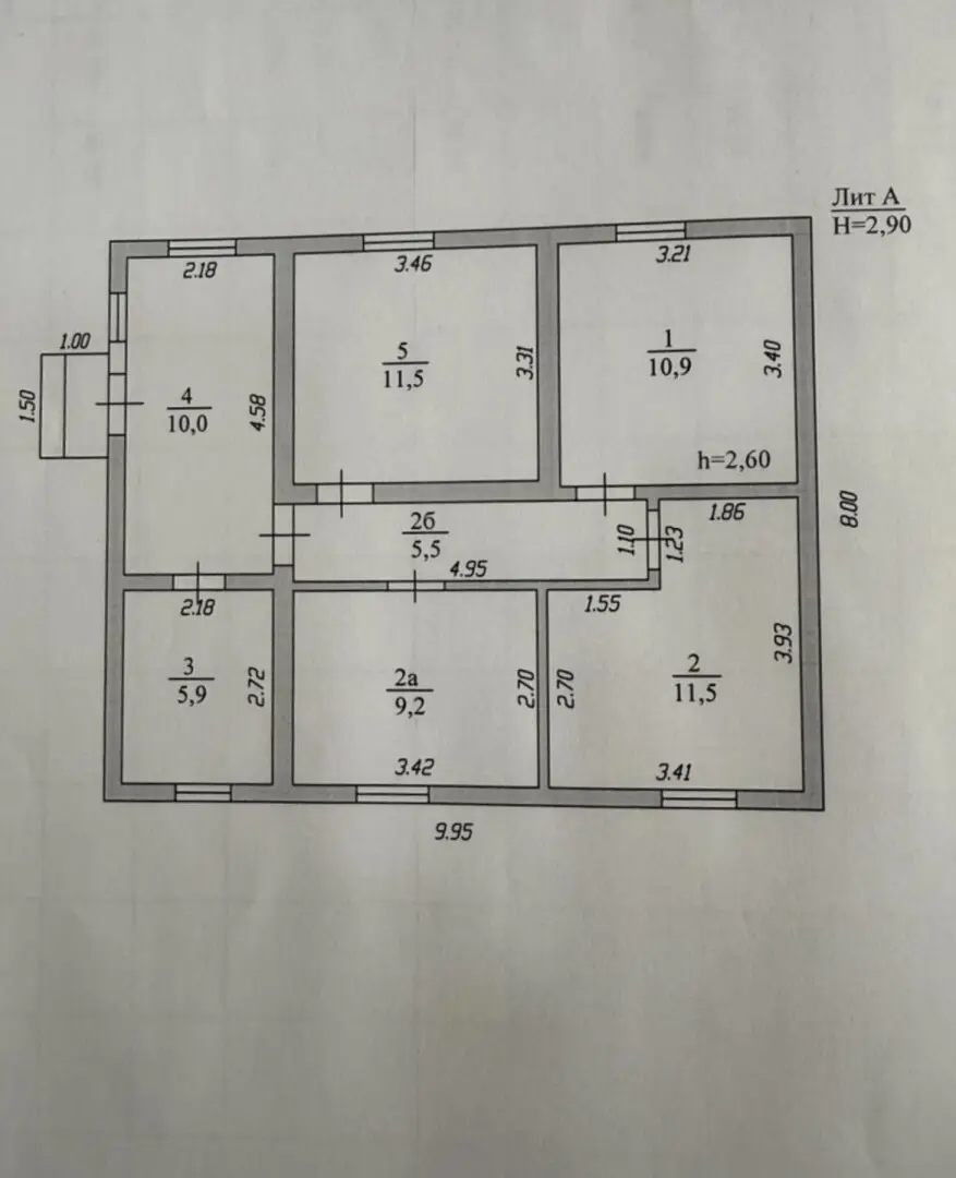 1-этажный дом, 71 м² на 17 сот. в Кеслерово