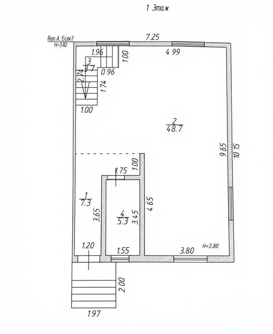 2-этажный коттедж, 134 м² на 2 сот. в Крымске