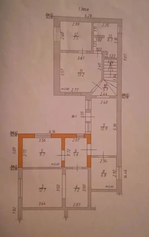 2-этажный дом, 115,2 м² на 8 сот. в Крымске