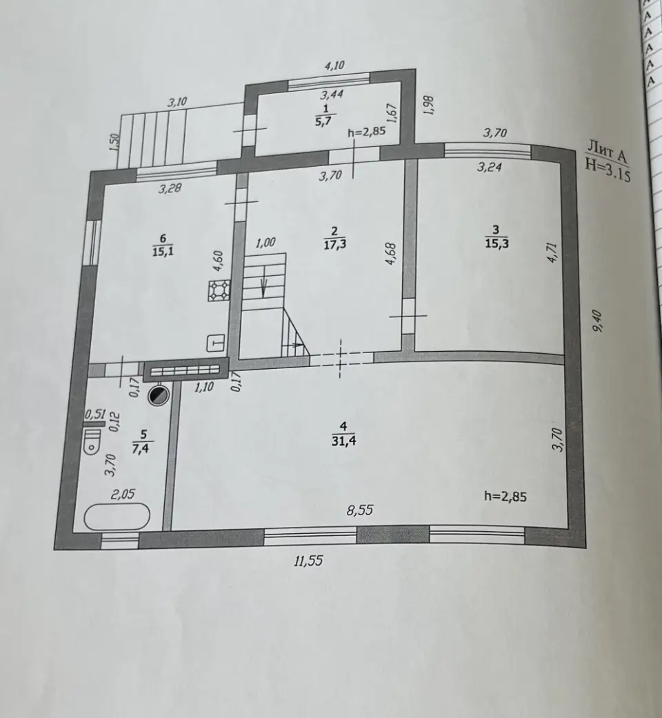 2-этажный дом, 155,2 м² на 4 сот. в Крымске