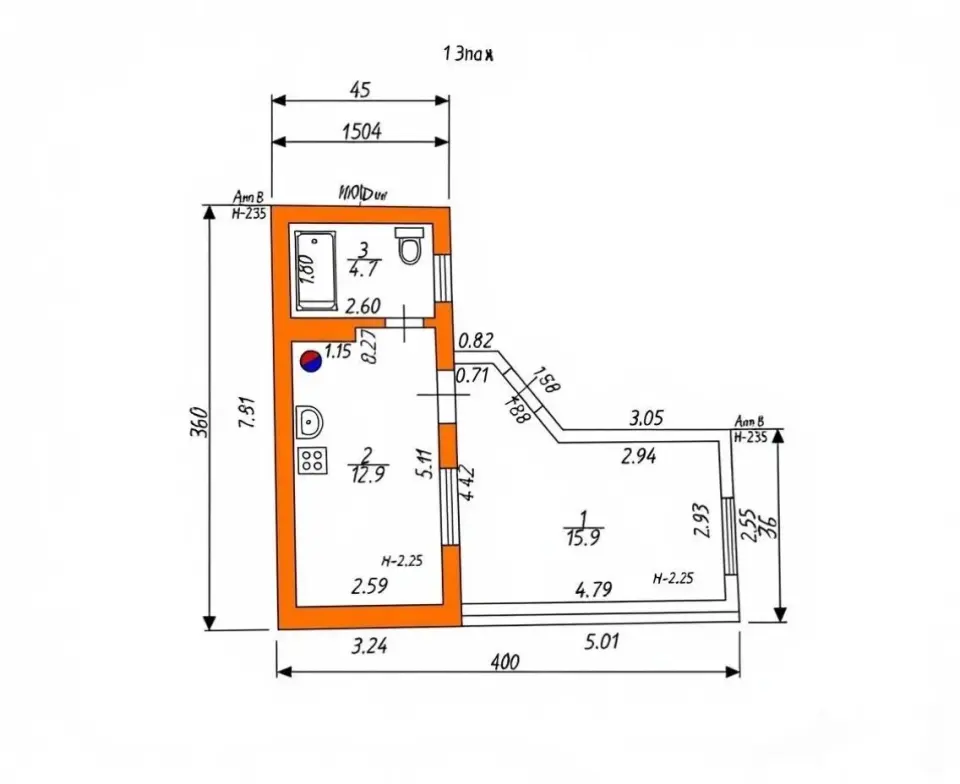 2-этажный дом, 112 м² на 5,1 сот. в Крымске
